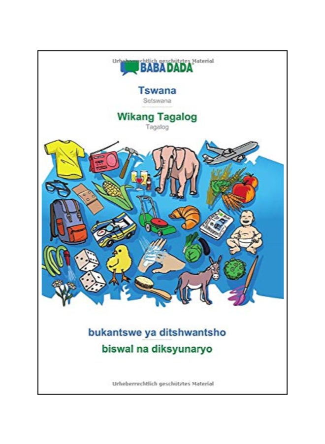 Tswana - Wikang Tagalog, Bukantswe Ya Ditshwantsho paperback tagalog