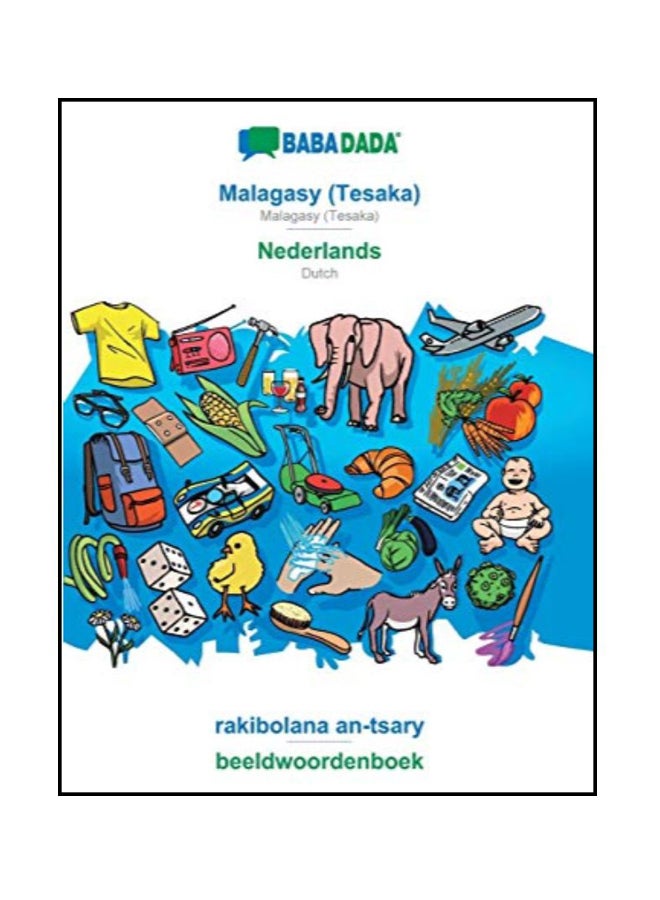 Malagasy Tesaka - Nederlands, rakibolana an-tsary - beeldwoordenboek paperback malay