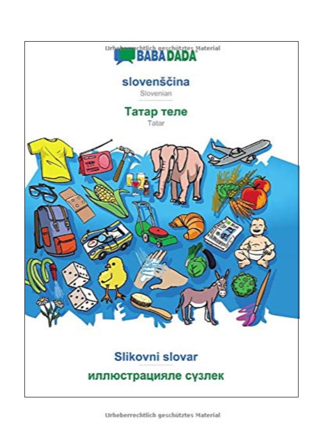 slovens ina - Tatar, Slikovni slovar - visual dictionary Paperback Slovene by Babadada Gmbh