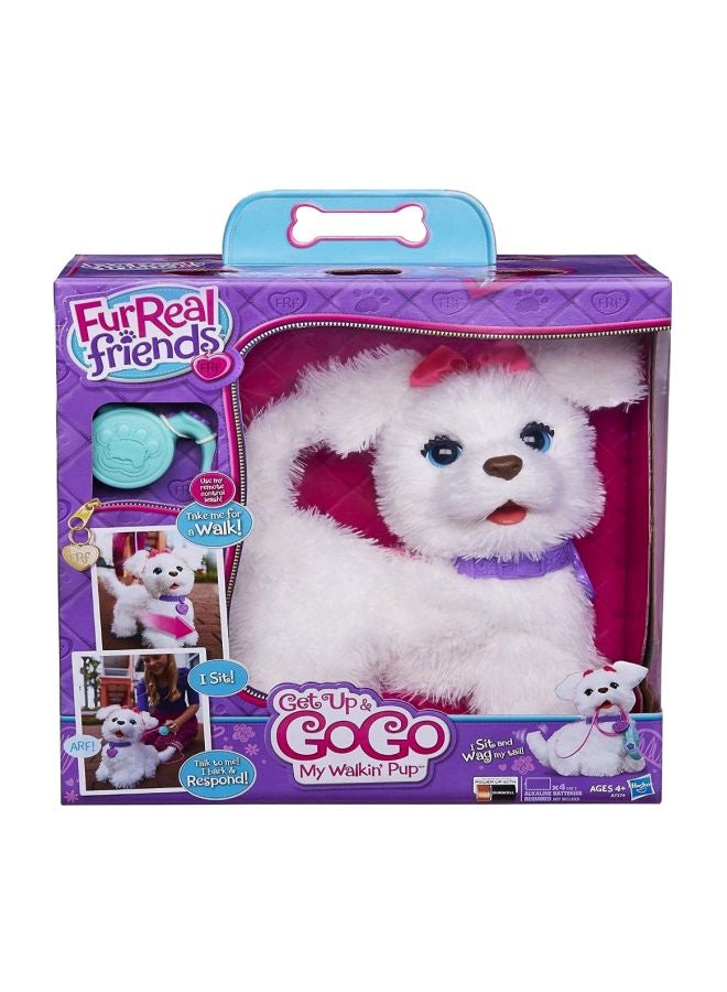 FurReal - Friends: Get Up And GoGo My Walking Pup Plush Toy A7274 14x14x7inch - Image 1