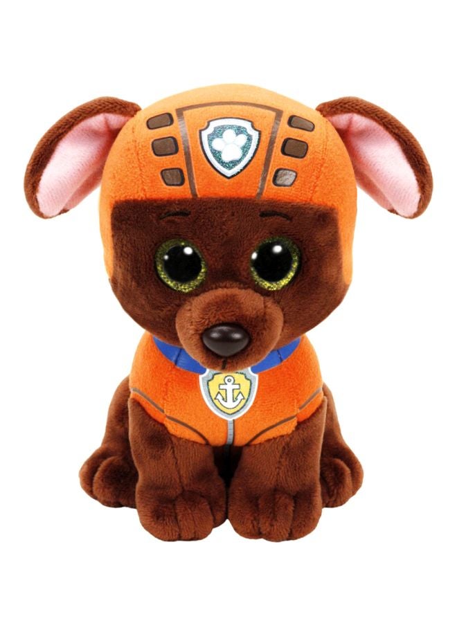 تي واي - مجسم محشو لشخصية زوما من مسلسل "Paw Patrol" من مجموعة بيني بوز 6بوصة - Image 1