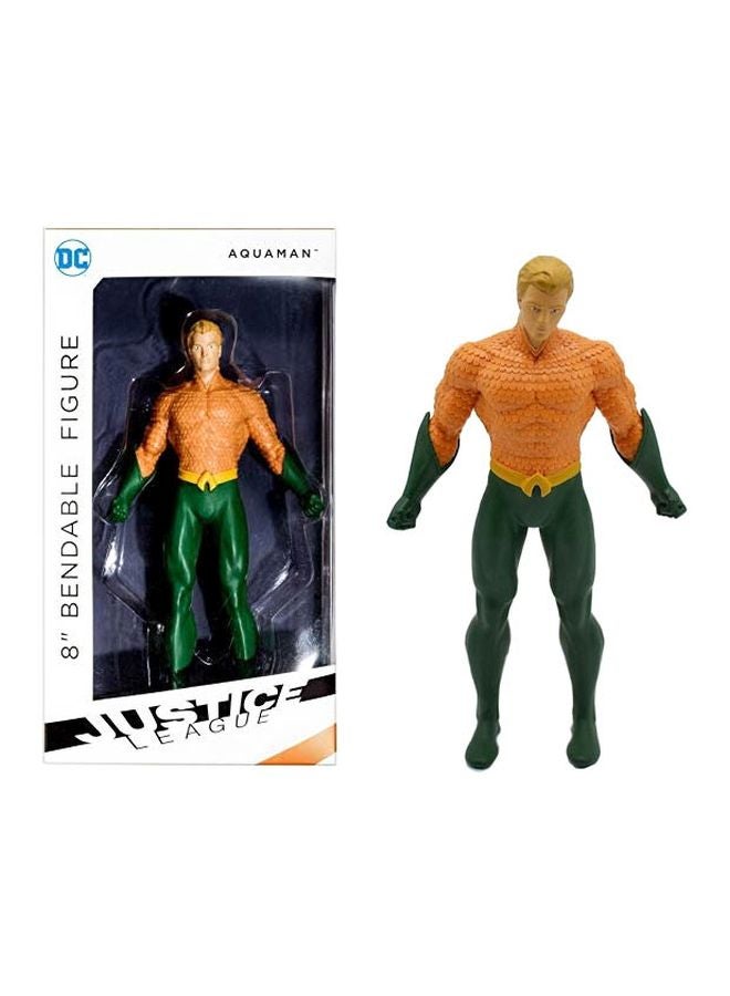 Nj Croce Justice League Aquaman Bendable Figure DC-3975 8inch - Image 1