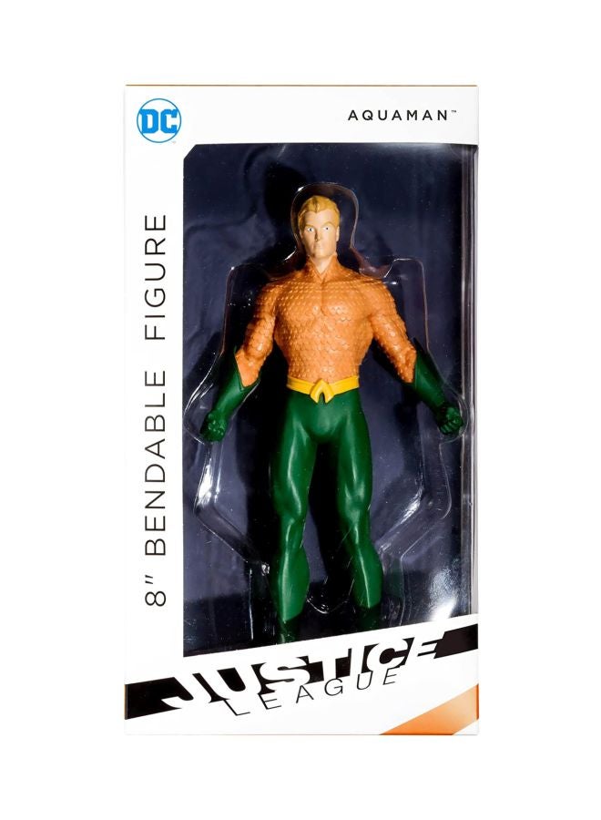 Nj Croce Justice League Aquaman Bendable Figure DC-3975 8inch - Image 2