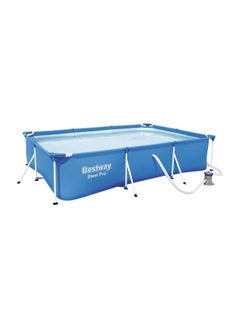 Bestway Steel Pro Swimming Pool Set Blue/White 300x201x66centimeter 