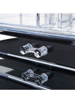 YupFun Acrylic Cosmetic Organizer Clear/Black  - Image 3