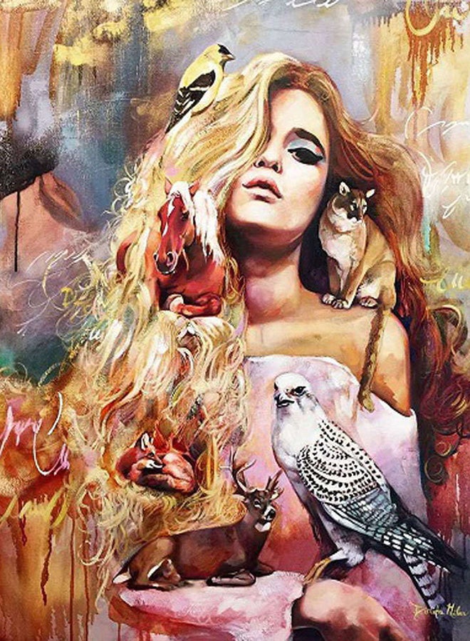 Beauenty Printed Decorative Wall Art Painting Multicolour 40 x 50cm