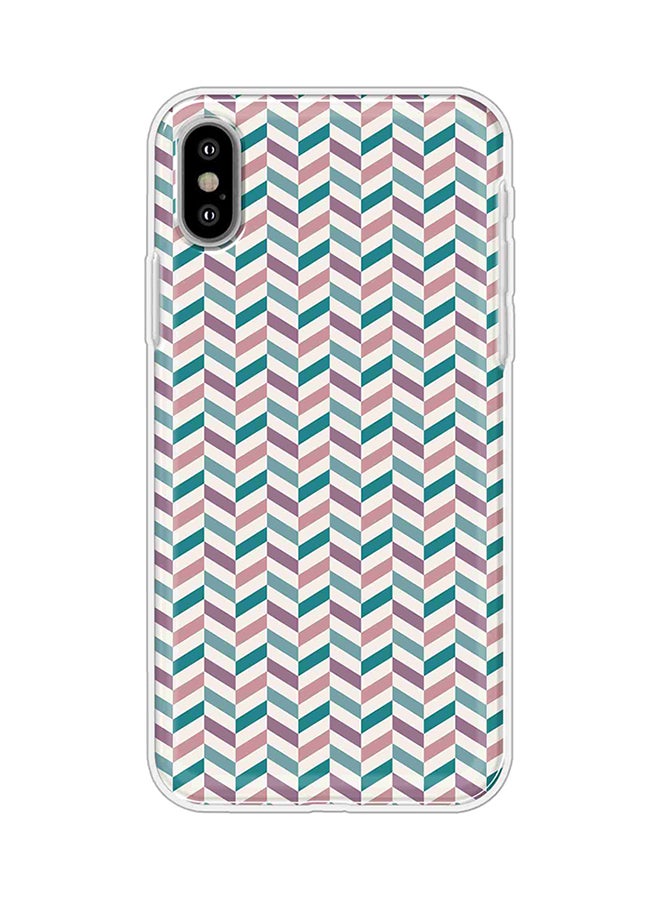 Okteq Hybrid Rigid Printed Protective Case Cover For Apple iPhone X/XS Multicolour  - Image 1