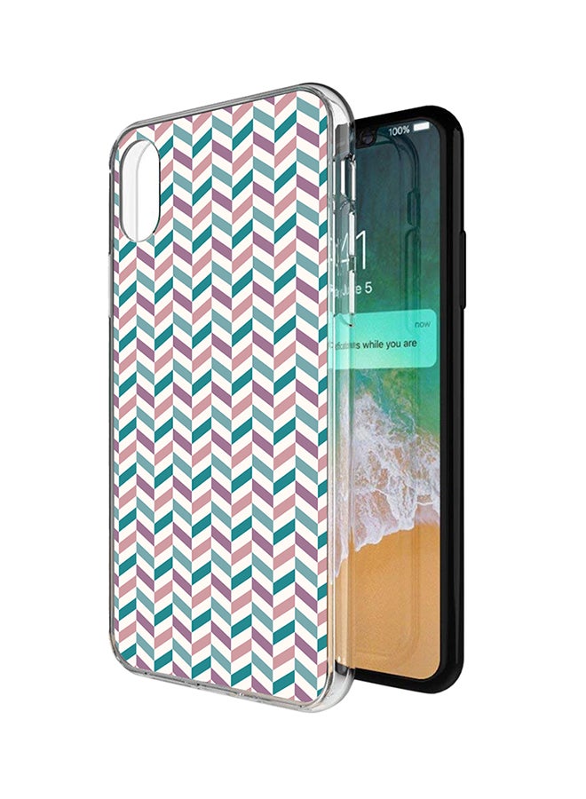 Okteq Hybrid Rigid Printed Protective Case Cover For Apple iPhone X/XS Multicolour  - Image 2