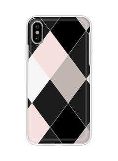 Hybrid Rigid Printed Protective Case Cover For Apple iPhone X/XS Multicolour
