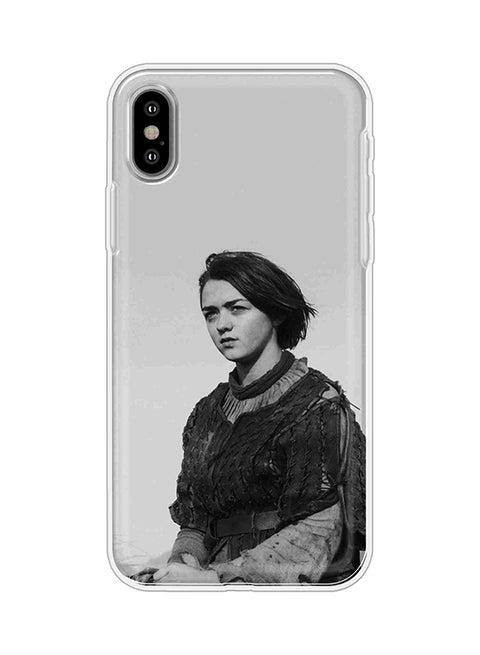 Hybrid Rigid Printed Protective Case Cover For Apple iPhone X/XS Multicolour