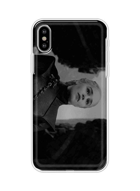 Hybrid Rigid Printed Protective Case Cover For Apple iPhone X/XS Multicolour