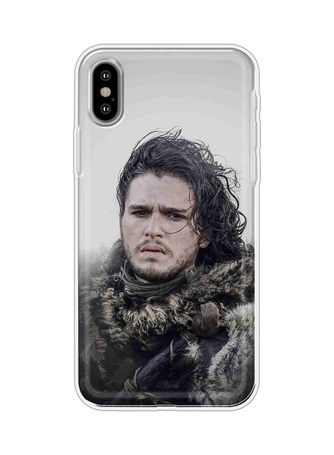 Hybrid Rigid Printed Protective Case Cover For Apple iPhone X/XS Multicolour