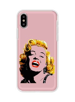Hybrid Rigid Printed Protective Case Cover For Apple iPhone X/XS Multicolour