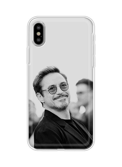 Hybrid Rigid Printed Protective Case Cover For Apple iPhone X/XS Multicolour