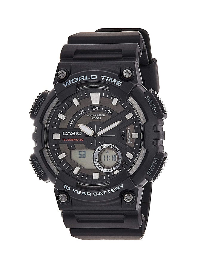 CASIO - Boys' Youth Series Quartz Digital Watch AEQ-110W-1AVDF - 47 mm - Black - Image 1