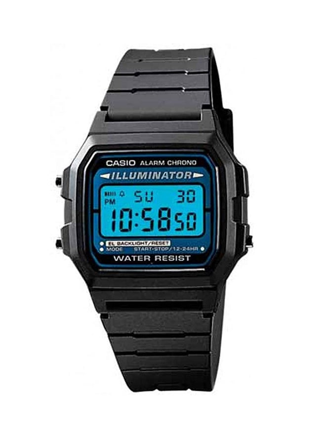 CASIO - Men's Formal Digital Watch F105W- - 35 mm - Black - Image 1