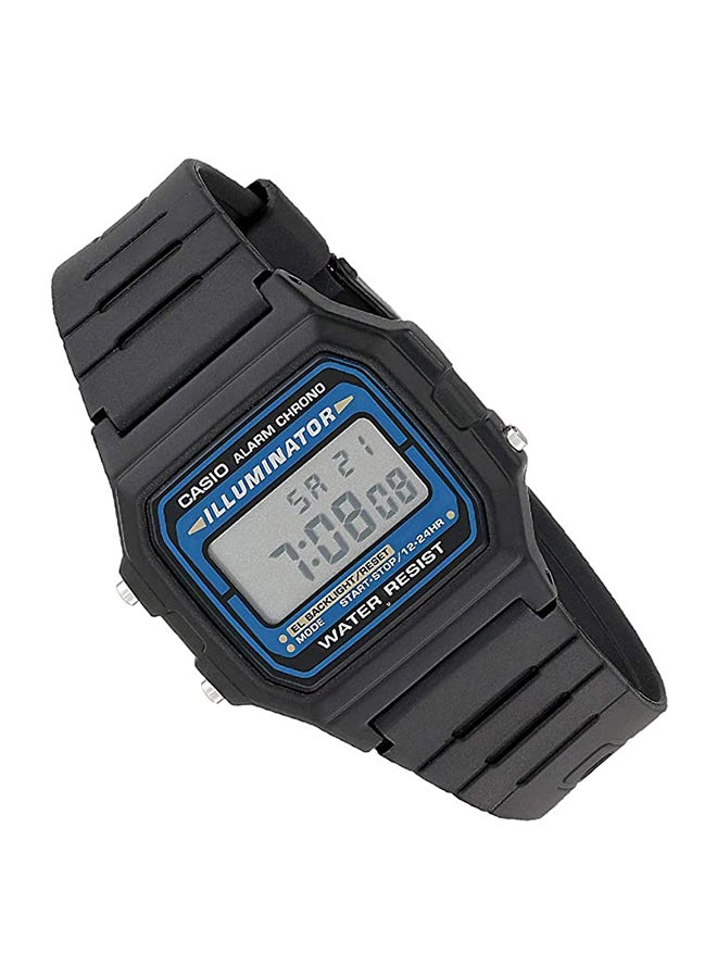 CASIO - Men's Formal Digital Watch F105W- - 35 mm - Black - Image 1