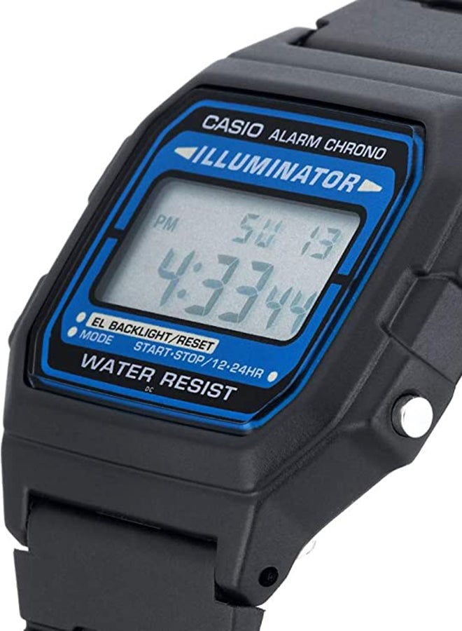 CASIO - Men's Formal Digital Watch F105W- - 35 mm - Black - Image 1
