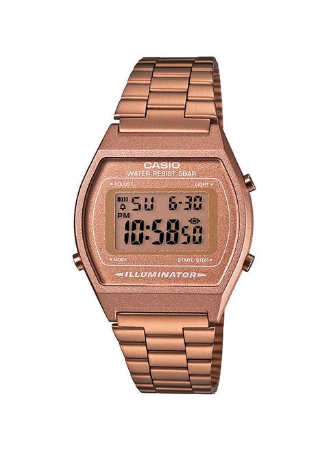 Women's Water Resistant Stainless Steel Digital Watch B640WC-5ADF - 35 mm - Rose Gold