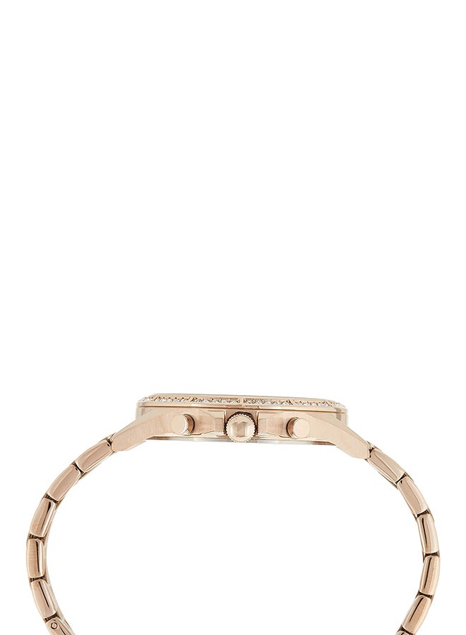 TOMMY HILFIGER Women's Ari Carnation Round Shape Metal Analog Wrist Watch 39 mm - Rose Gold - 1781978 - Image 3
