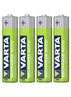 800 mAh 4-Piece Rechargeable Battery Set Multicolour - v1587637124/N37358846A_1