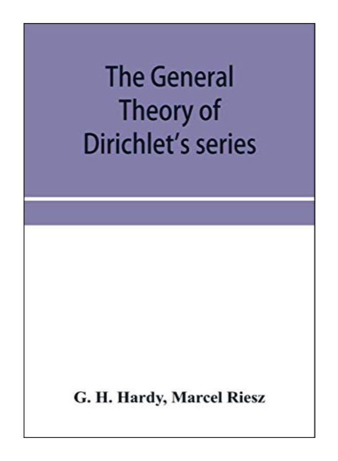 The General Theory Of Dirichlet's Series paperback english - 2-Jan-20