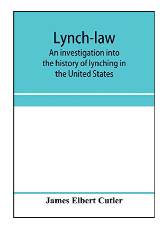 Lynch-Law paperback english - 2-Jan-20 