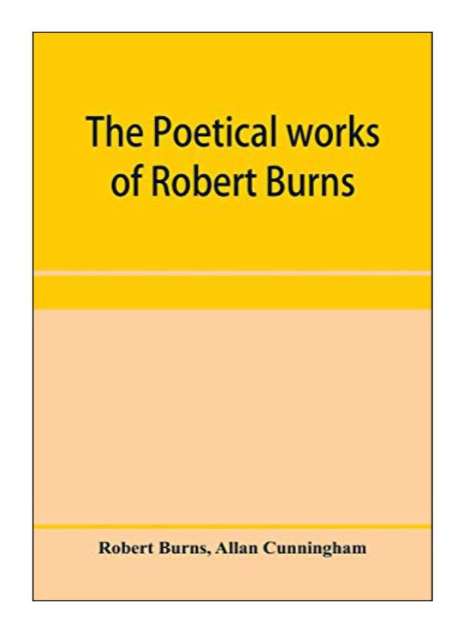The Poetical Works Of Robert Burns paperback english - 3-Jan-20