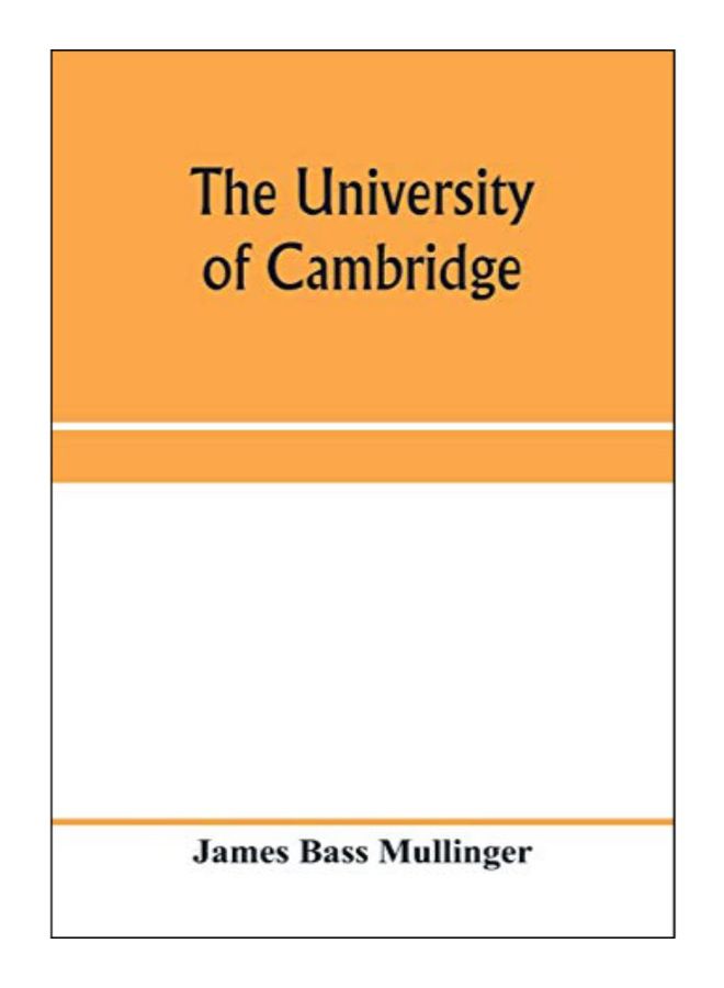 The University Of Cambridge paperback english - 10-Jan-20 