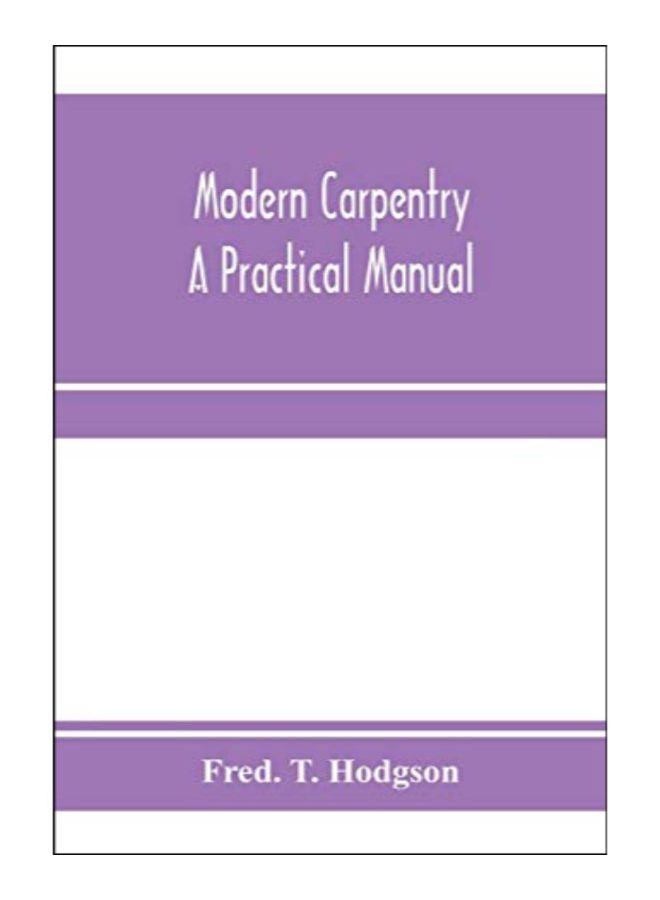 Modern Carpentry paperback english - 15-Jan-20 