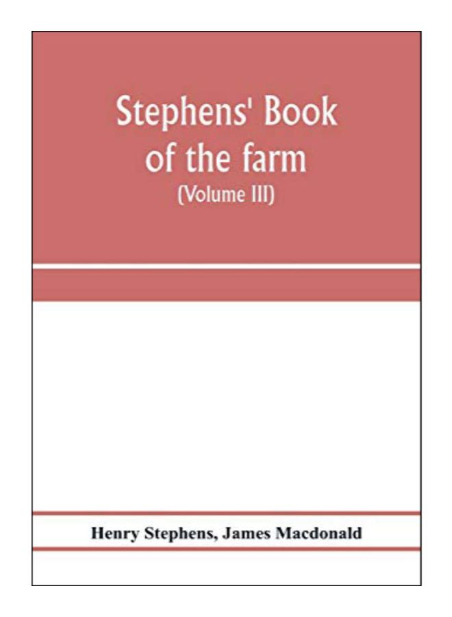 Stephens' Book Of The Farm paperback english - 20-Jan-20