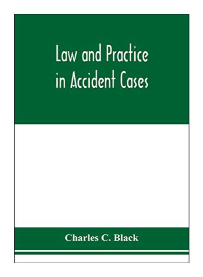 Law And Practice In Accident Cases paperback english - 29-Jan-20 