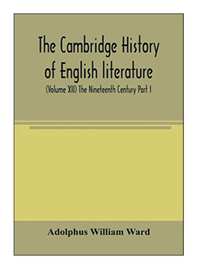 The Cambridge History Of English Literature paperback english - 10-Mar-20 