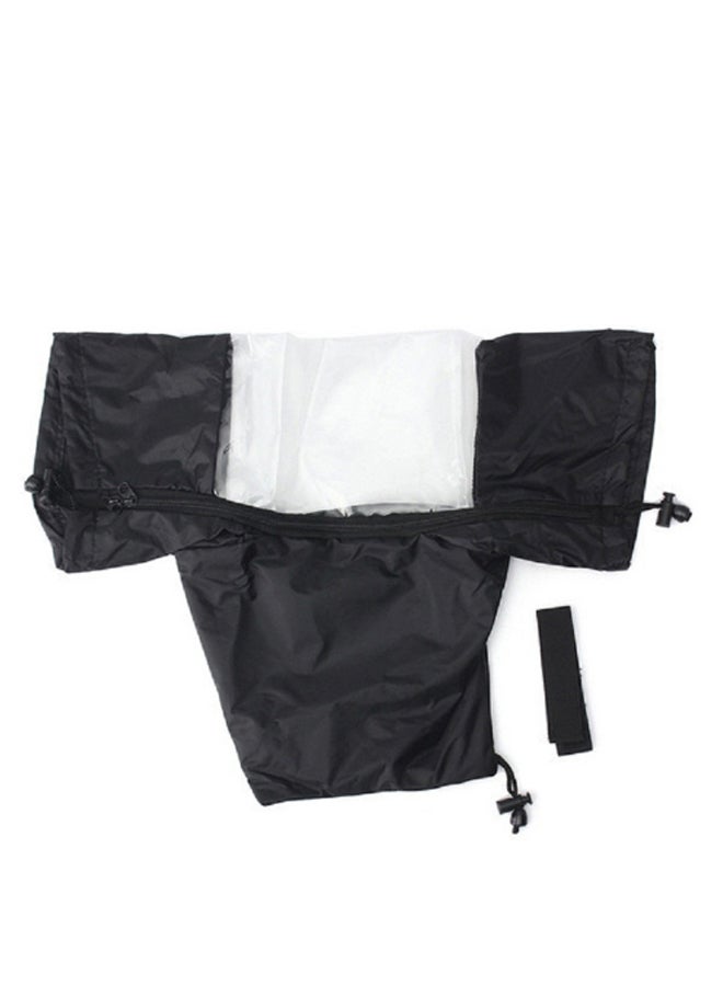 Protective Waterproof Rain Camera Cover Black/Transparent - Image 2