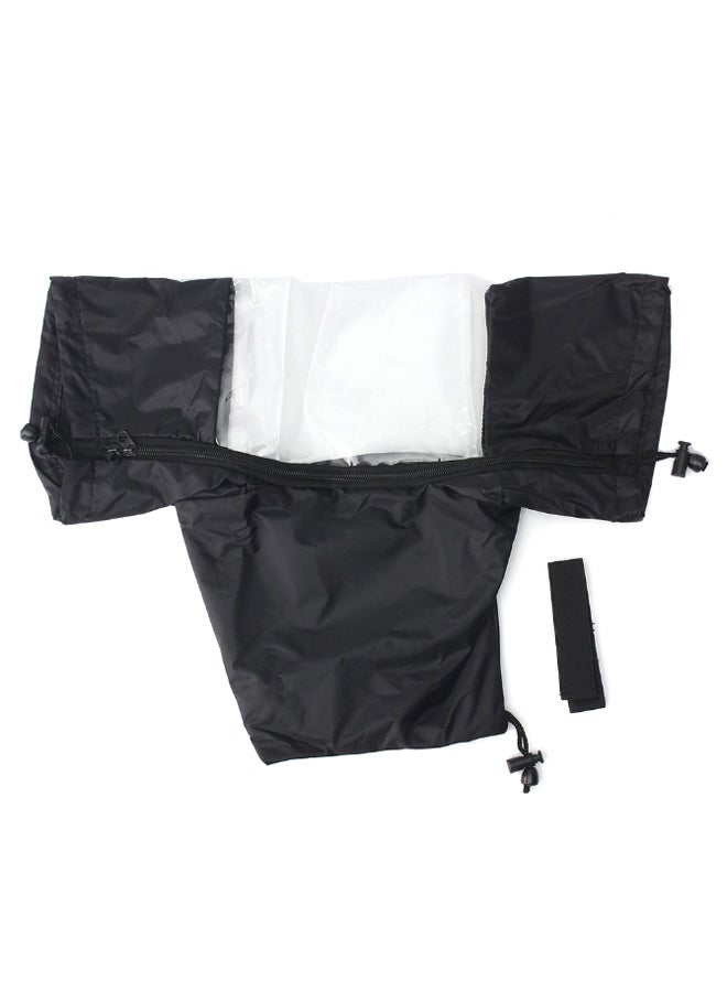 Protective Waterproof Rain Camera Cover Black/Transparent - Image 1