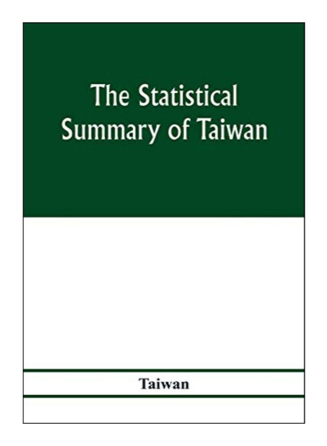 The Statistical Summary Of Taiwan paperback english - 29-Jan-20