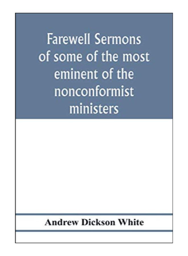 Farewell Sermons Of Some Of The Most Eminent Of The Nonconformist Ministers paperback english - 29-Jan-20 