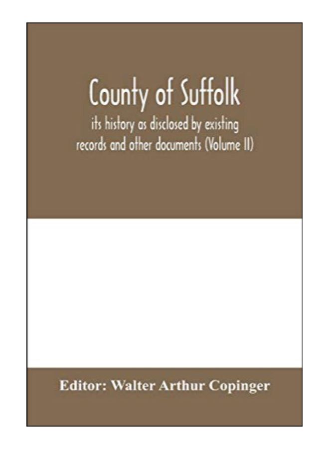 County Of Suffolk paperback english - 10-Feb-20