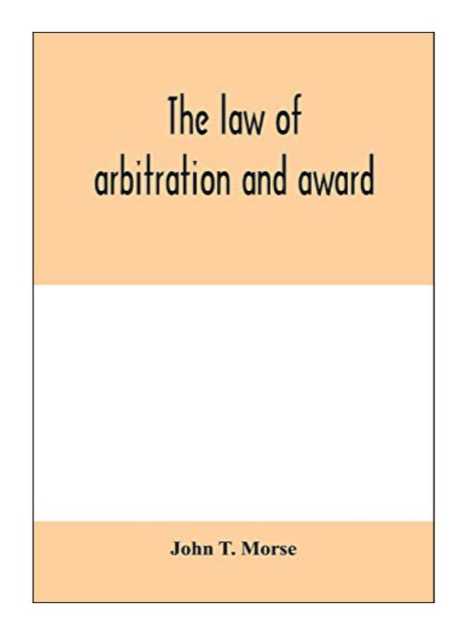 The Law Of Arbitration And Award paperback english - 10-Feb-20 