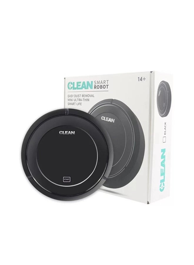 Generic - Super Quiet Strong Suction Robot Vacuum Cleaner With Remote Control 200 W JK165001 Black - Image 1