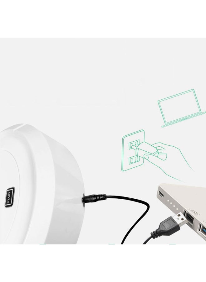Generic - Super Quiet Strong Suction Robot Vacuum Cleaner With Remote Control 200 W JK165002 White - Image 1