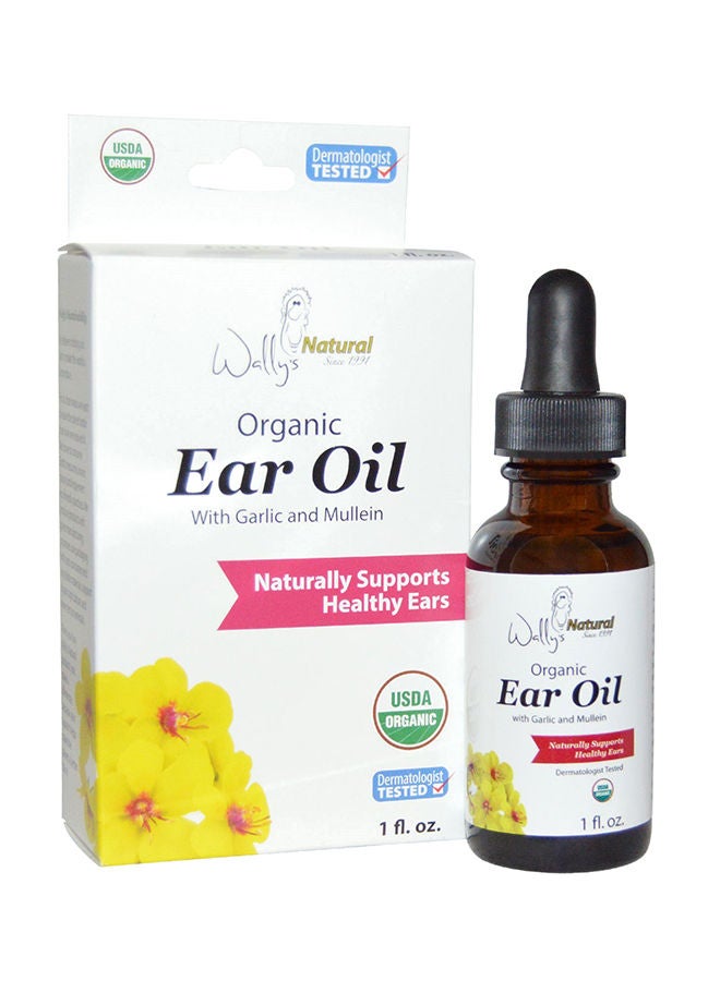 زيت أذن عضوي بالثوم ونبات البُوصِيرُ