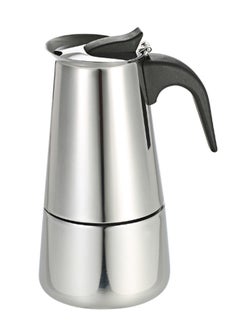 Generic Espresso Percolator Mocha Pot Silver/Black  - Image 1