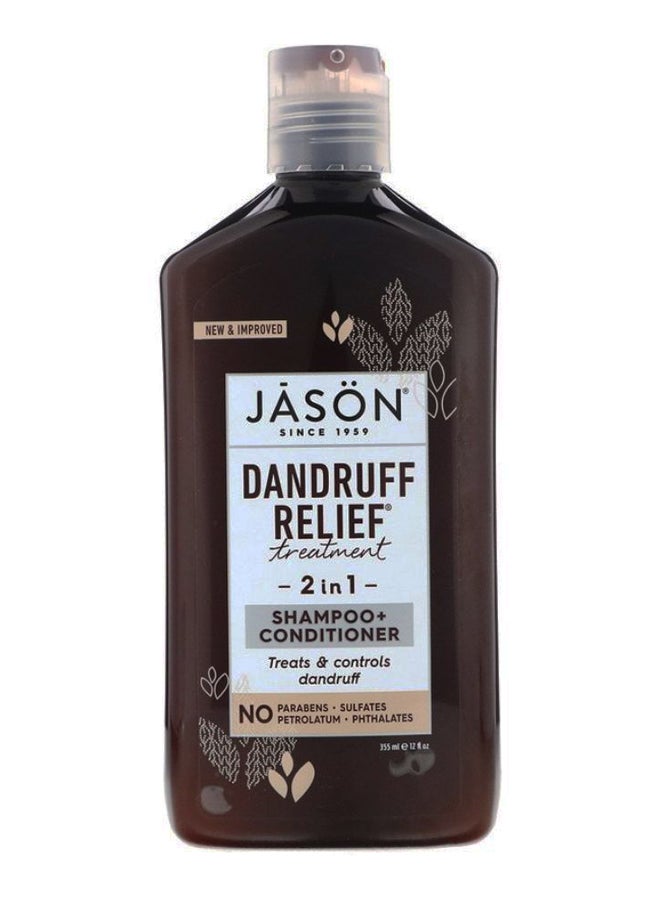 Jason Natural 2-In-1 Dandruff Relief Shampoo Plus Conditioner - Image 1