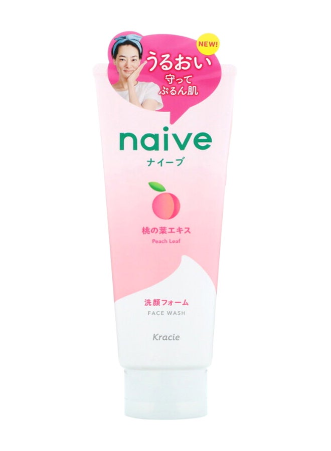 Kracie Peach Leaf Naive Face Wash 130grams