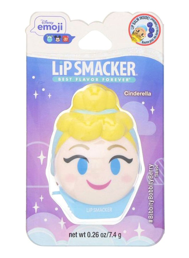 Lip Smacker Bibbity Bobbity Berry Disney Cinderella Emoji Lip Balm Blue 7.4grams 