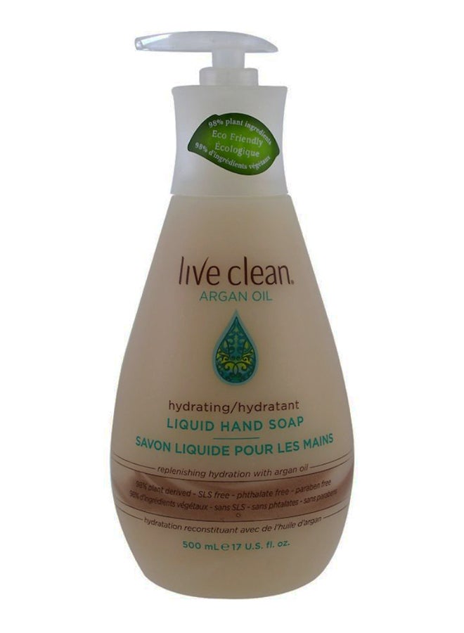 Live Clean Argan Oil Hydrating Liquid Hand Soap - Image 1