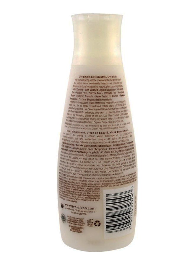 Live Clean Restorative Argan Oil Conditioner - Image 2