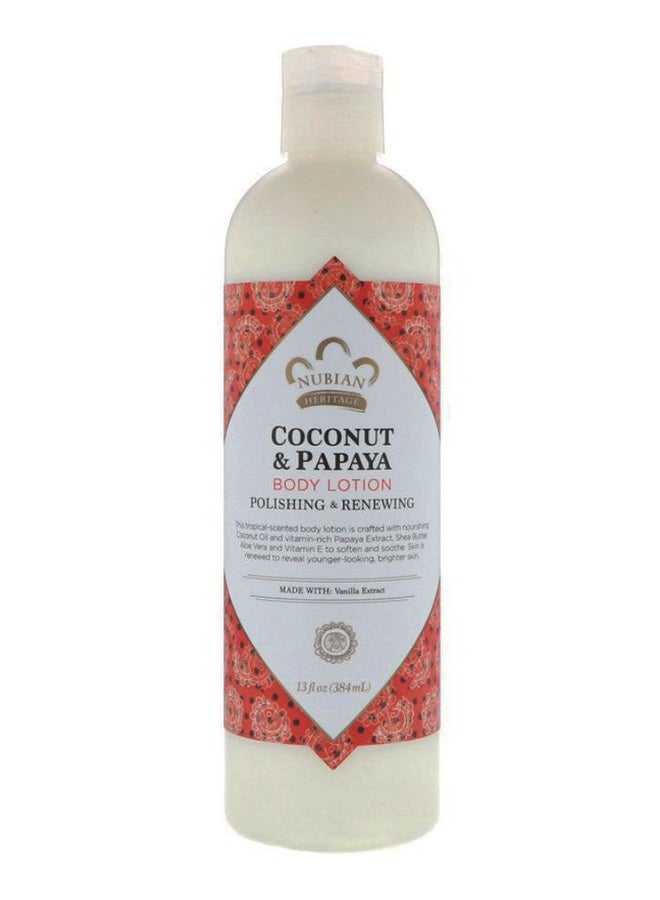 Nubian Heritage Coconut And Papaya Body Lotion - Image 1