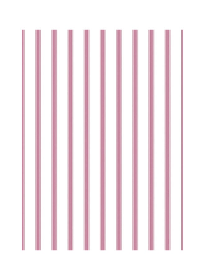 Fujikawa Stylish Non Woven Home Wallpaper Pink/White 53 x 1000centimeter  - Image 1